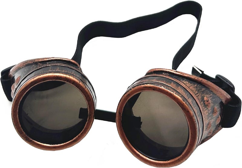 DDlife New Sell Vintage Steampunk Goggles Glasses Mad Scientist Goggles for Cosplay Costumes - Image 2